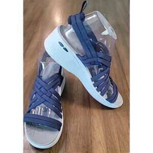 Skechers Reggae Cup Simply Biased Sandals Navy Women 10